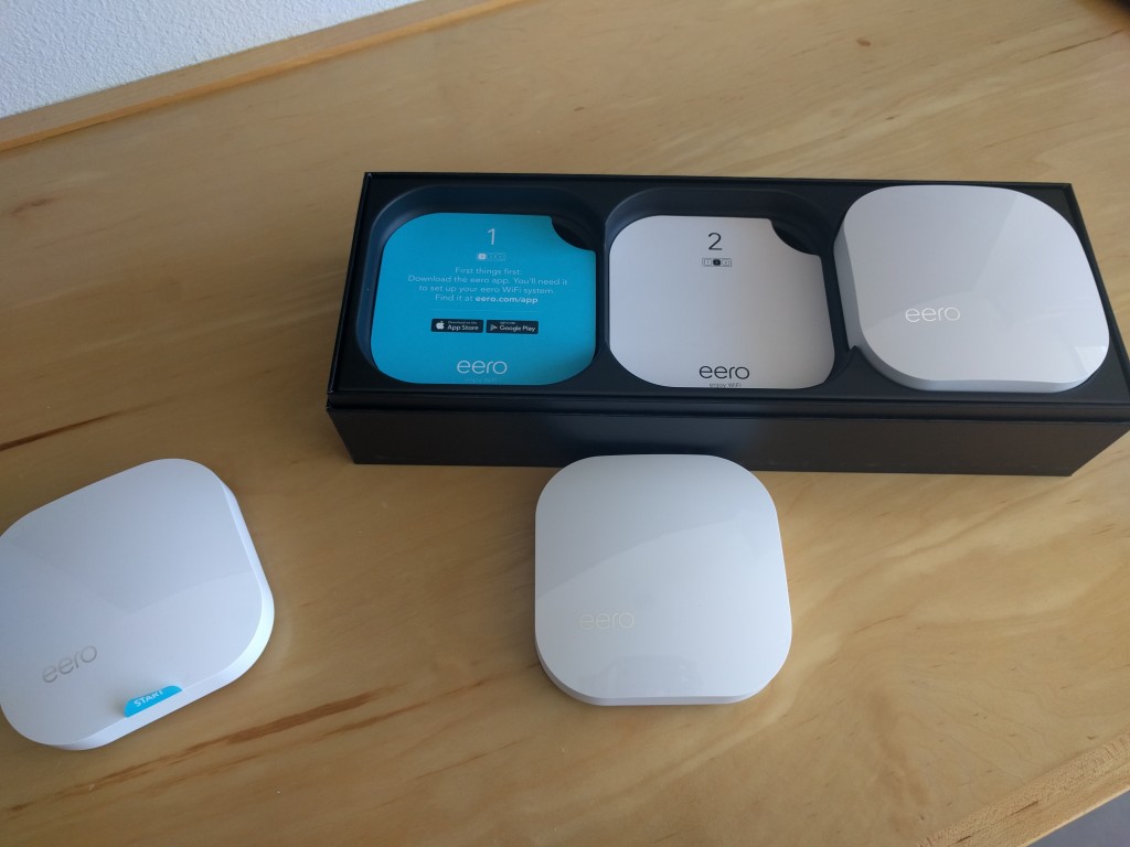 The Eero router 3-pack.