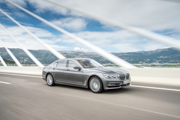 The BMW Series 7 sedan packs a lot of silicon. --Image courtesy of BMW.