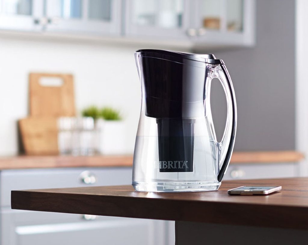 The Wi-Fi connected Brita pitcher sells for $44.99. 